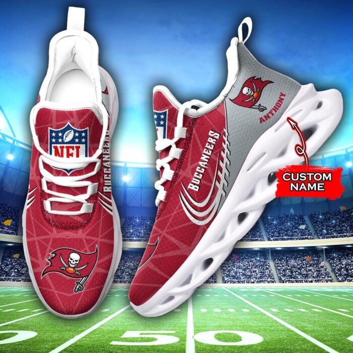 NFL Tampa Bay Buccaneers Max Soul Sneaker Custom Name Ver 3