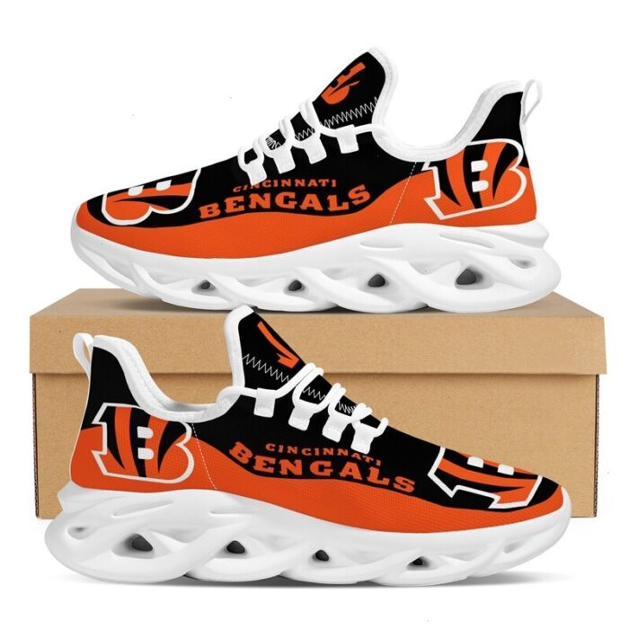 NFL Team Cincinnati Bengals Fans Max Soul Shoes