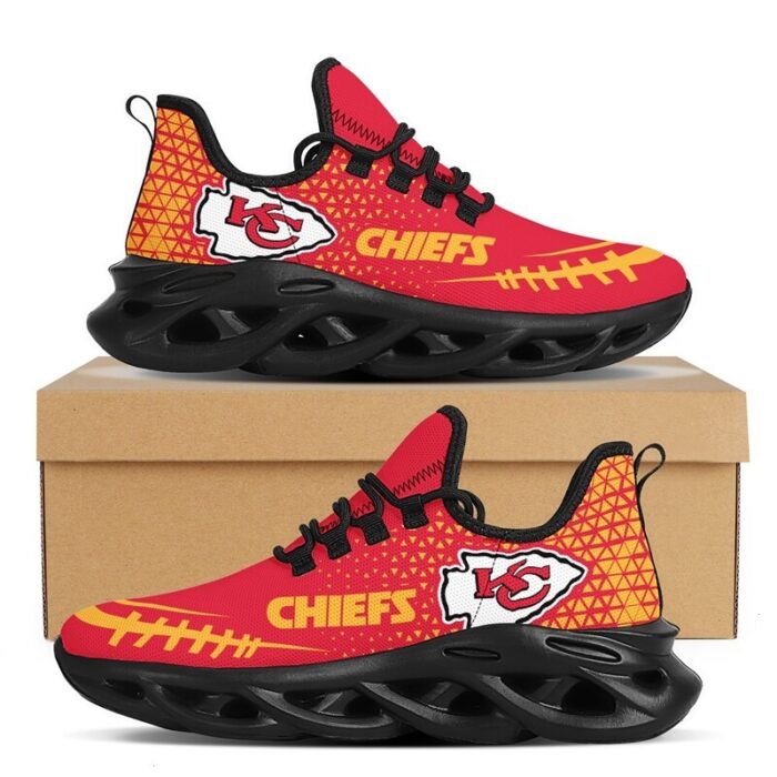 NFL Team Kansas City Chiefs Fans Max Soul Shoes for NFL Fans