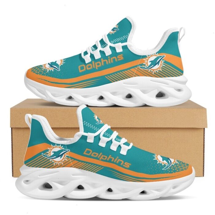 NFL Team Miami Dolphins Fans Max Soul Shoes