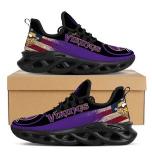 NFL Team Minnesota Vikings Fans Max Soul Shoes