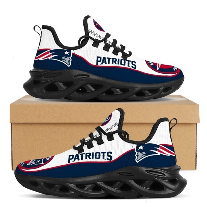 NFL Team New England Patriots Fans Max Soul Shoes Fan Gift