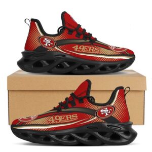 NFL Team San Francisco 49ers Fans Max Soul Shoes