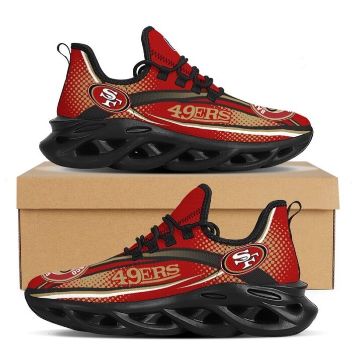 NFL Team San Francisco 49ers Fans Max Soul Shoes