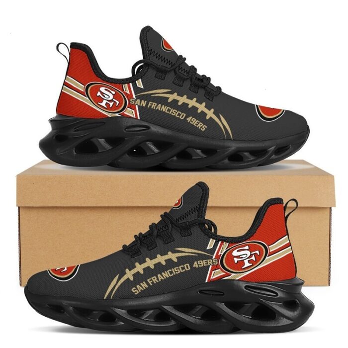 NFL Team San Francisco 49ers Fans Max Soul Shoes for Fan