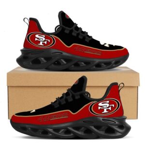 NFL Team San Francisco 49ers Max Soul Shoes for Fan