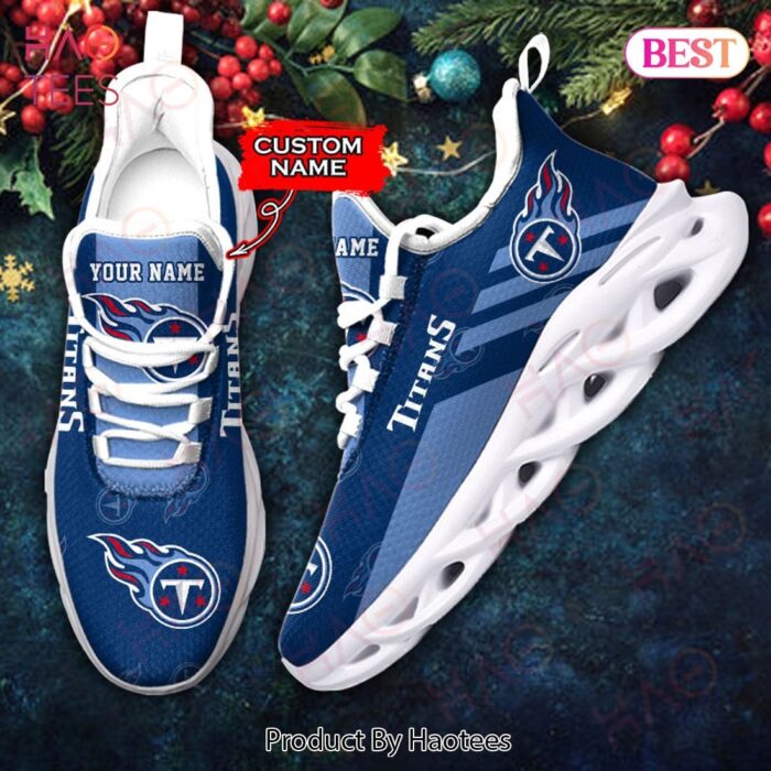 NFL Tennessee Titans Max Soul Sneaker Custom Name