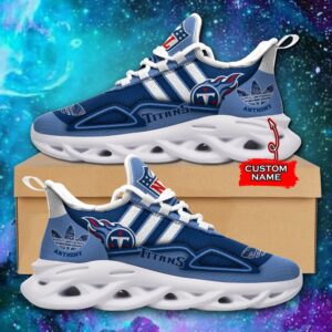 NFL Tennessee Titans Max Soul Sneaker Custom Name Ver 4