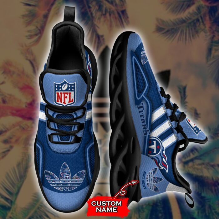 NFL Tennessee Titans Max Soul Sneaker Custom Name Ver 4