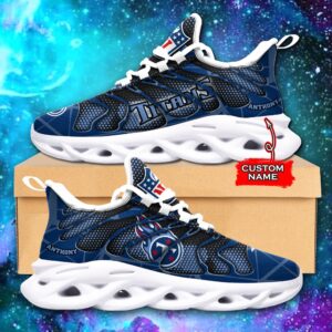 NFL Tennessee Titans Max Soul Sneaker Custom Name Ver 5