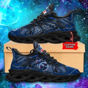 NFL Tennessee Titans Max Soul Sneaker Custom Name Ver 5