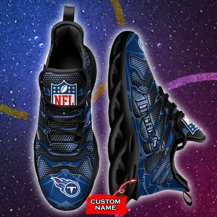 NFL Tennessee Titans Max Soul Sneaker Custom Name Ver 6