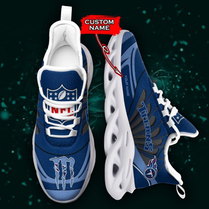 NFL Tennessee Titans Max Soul Sneaker Custom Name Ver 8