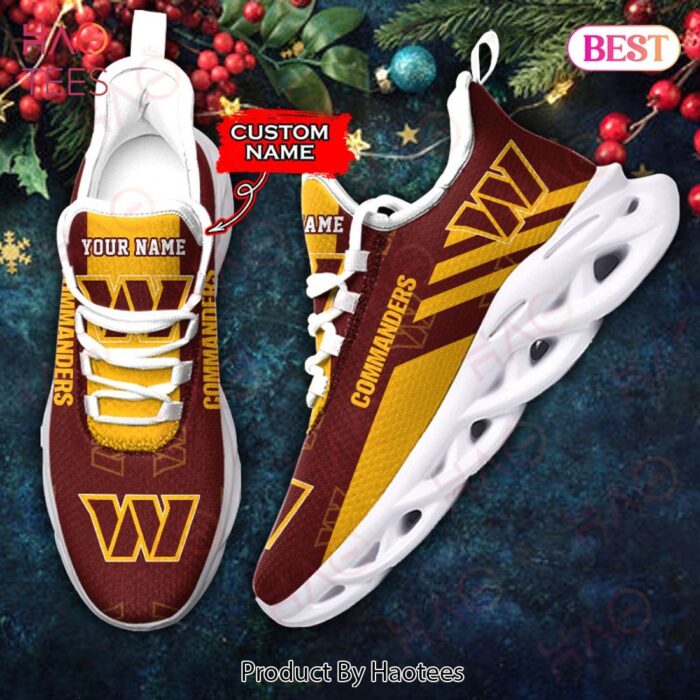 NFL Washington Commanders Max Soul Sneaker Custom Name