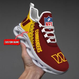 NFL Washington Commanders Max Soul Sneaker Custom Name Ver 1