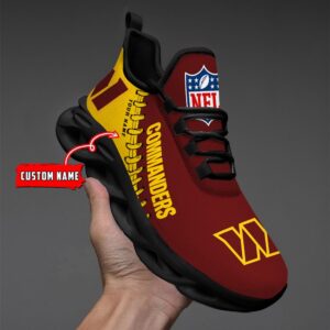 NFL Washington Commanders Max Soul Sneaker Custom Name Ver 1