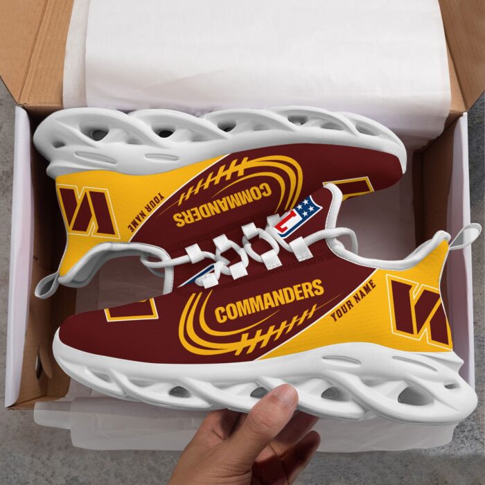 NFL Washington Commanders Max Soul Sneaker Custom Name Ver 2