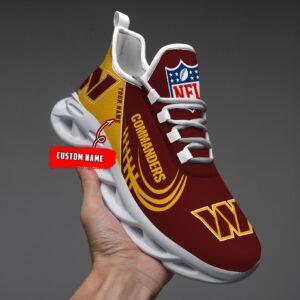 NFL Washington Commanders Max Soul Sneaker Custom Name Ver 2