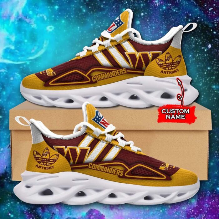 NFL Washington Commanders Max Soul Sneaker Custom Name Ver 4