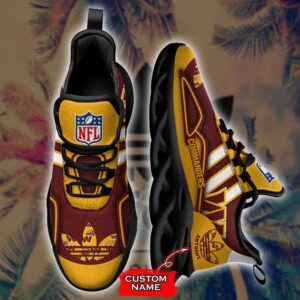 NFL Washington Commanders Max Soul Sneaker Custom Name Ver 4