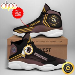 NFL Washington Redskins Custom Name Air Jordan 13 Shoes V1