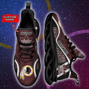 NFL Washington Redskins Max Soul Sneaker Adidas Custom Name 35M12