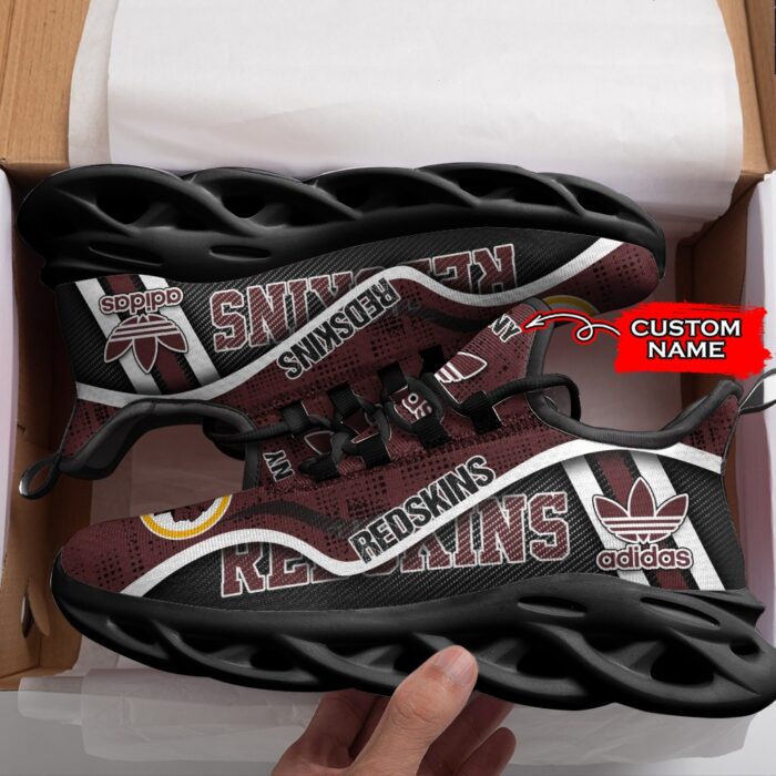 NFL Washington Redskins Max Soul Sneaker Adidas Custom Name 35M12