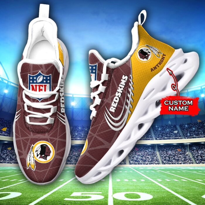 NFL Washington Redskins Max Soul Sneaker Custom Name Ver 3