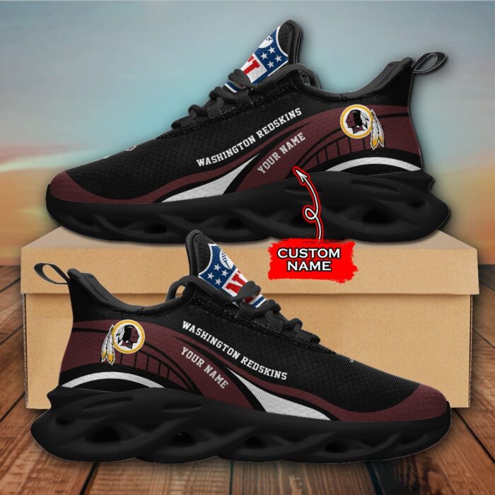 NFL Washington Redskins Max Soul Sneaker Monster Custom Name Style 2