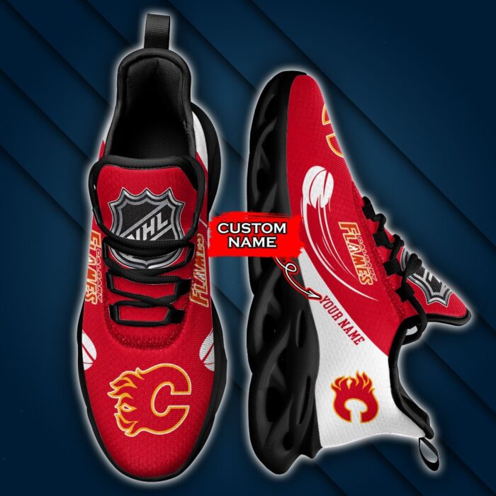 NHL Calgary Flames Max Soul Sneaker Custom Name Ver 2