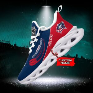 NHL Columbus Blue Jackets Max Soul Sneaker Custom Name Ver 2