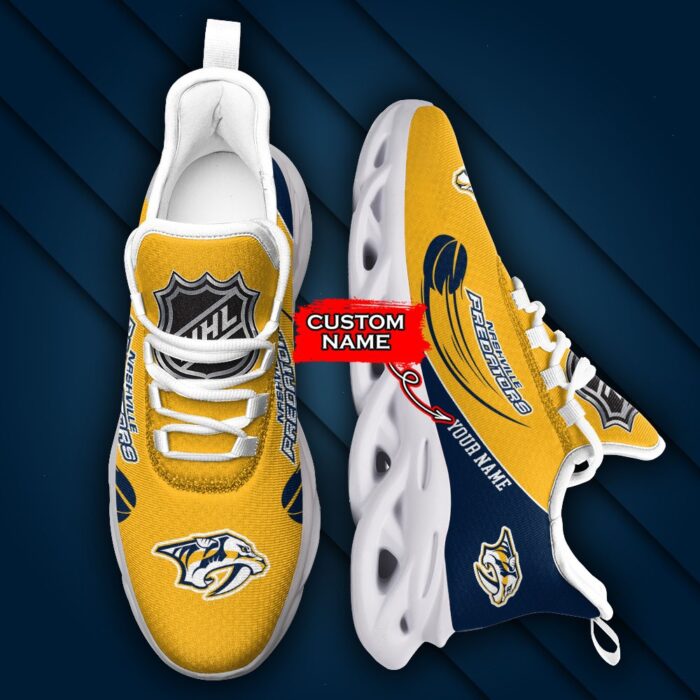 NHL Nashville Predators Max Soul Sneaker Custom Name Ver 2