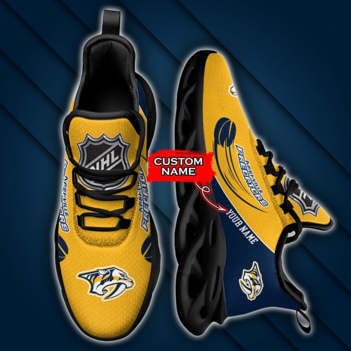 NHL Nashville Predators Max Soul Sneaker Custom Name Ver 2