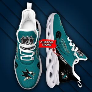 NHL San Jose Sharks Max Soul Sneaker Custom Name Ver 2