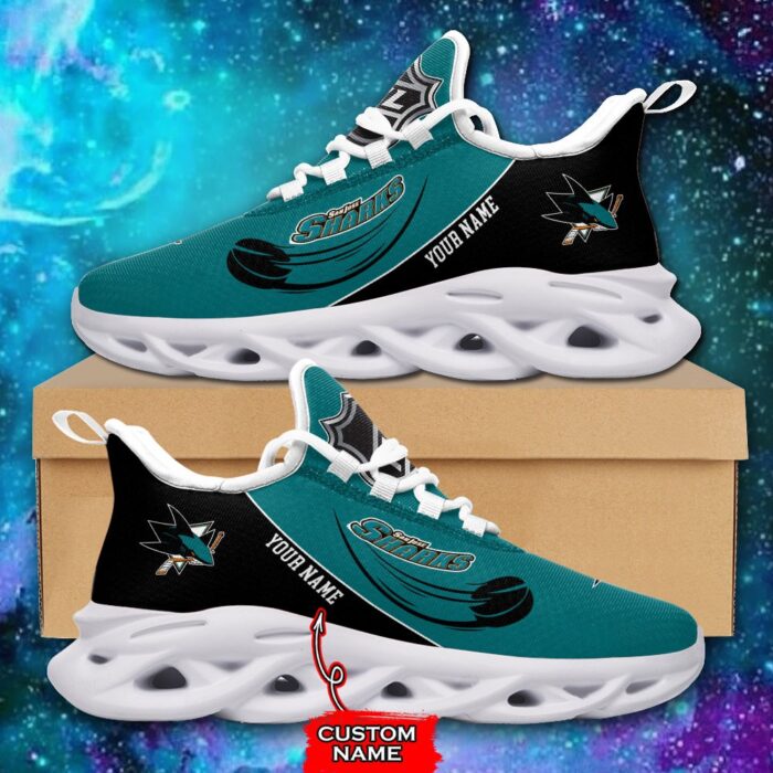 NHL San Jose Sharks Max Soul Sneaker Custom Name Ver 2