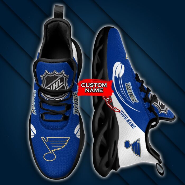 NHL St Louis Blues Max Soul Sneaker Custom Name Ver 2