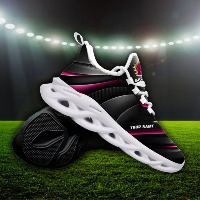 NRL Brisbane Broncos Custom Name Max Soul Sneaker 83