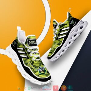 NRL Canberra Raiders Custom Name Green Camo Max Soul Shoes