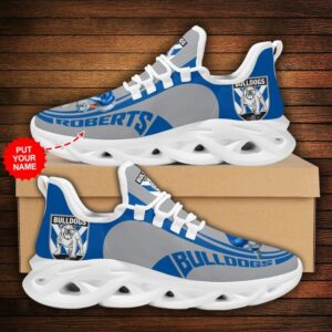 NRL Canterbury-Bankstown Bulldogs Custom Name Max Soul Shoes V1