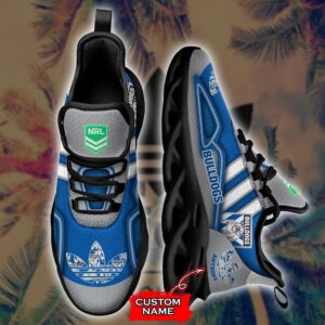 NRL Canterbury-Bankstown Bulldogs Max Soul Sneaker Adidas 34 M12HTN3246