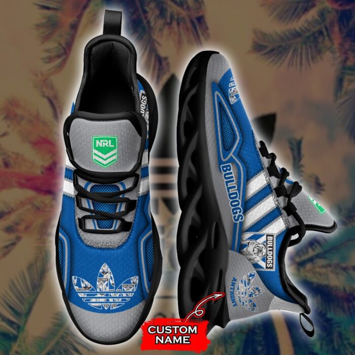 NRL Canterbury-Bankstown Bulldogs Max Soul Sneaker Adidas 34 M12HTN3246