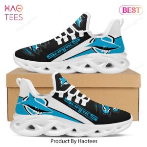 NRL Cronulla Sutherland Sharks Black Mix Blue Max Soul Shoes