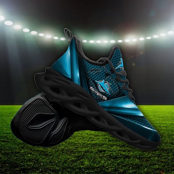 NRL Cronulla-Sutherland Sharks Custom Name Max Soul Sneaker 89