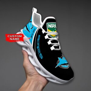 NRL Cronulla-Sutherland Sharks Max Soul Sneaker Custom Name C47