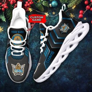 NRL Gold Coast Titans Max Soul Sneaker Custom Name D00