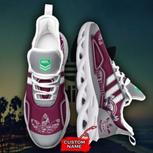 NRL Manly Warringah Sea Eagles Max Soul Sneaker Adidas 34 M12HTN3249