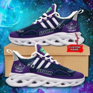 NRL Melbourne Storm Max Soul Sneaker Adidas 34 M12HTN3250