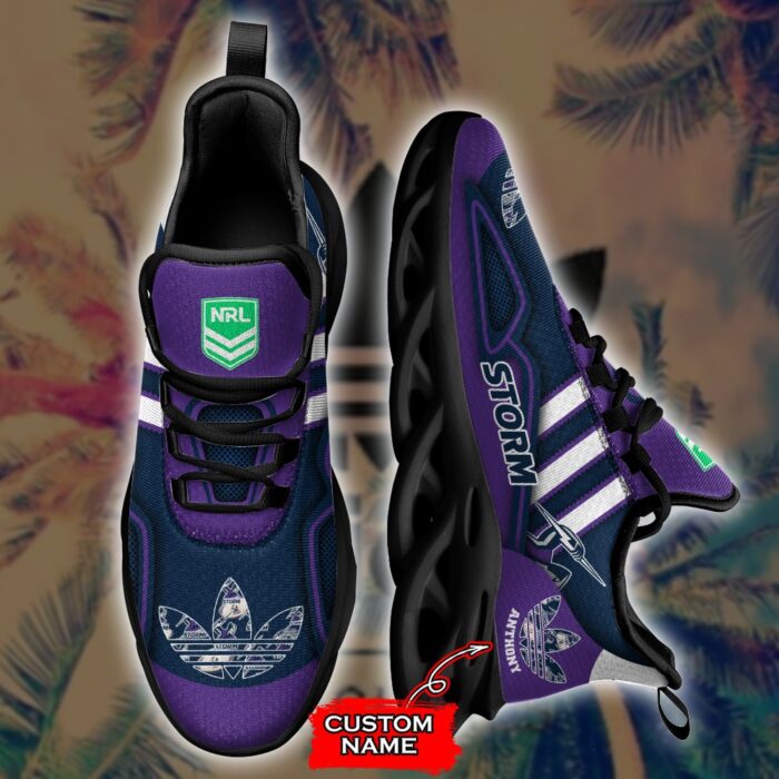 NRL Melbourne Storm Max Soul Sneaker Adidas 34 M12HTN3250