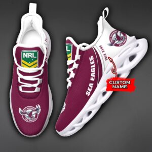 NRL Melbourne Storm Max Soul Sneaker Custom Name C50