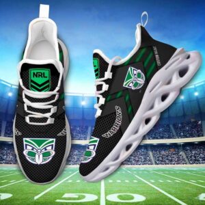 NRL New Zealand Warriors Custom Name Black Green Max Soul Shoes